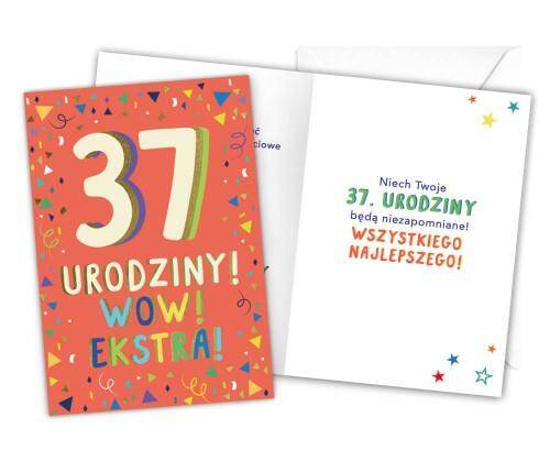 Karnet LKL-040 37 urodziny