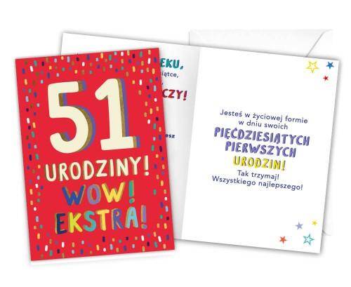 Karnet LKL-056 51 urodziny