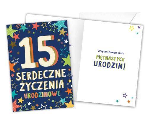 Karnet LKL-016 15 urodziny