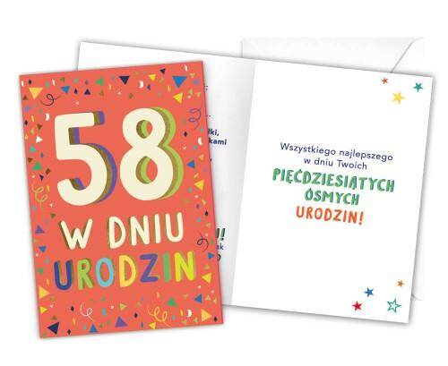 Karnet LKL-063 58 urodziny