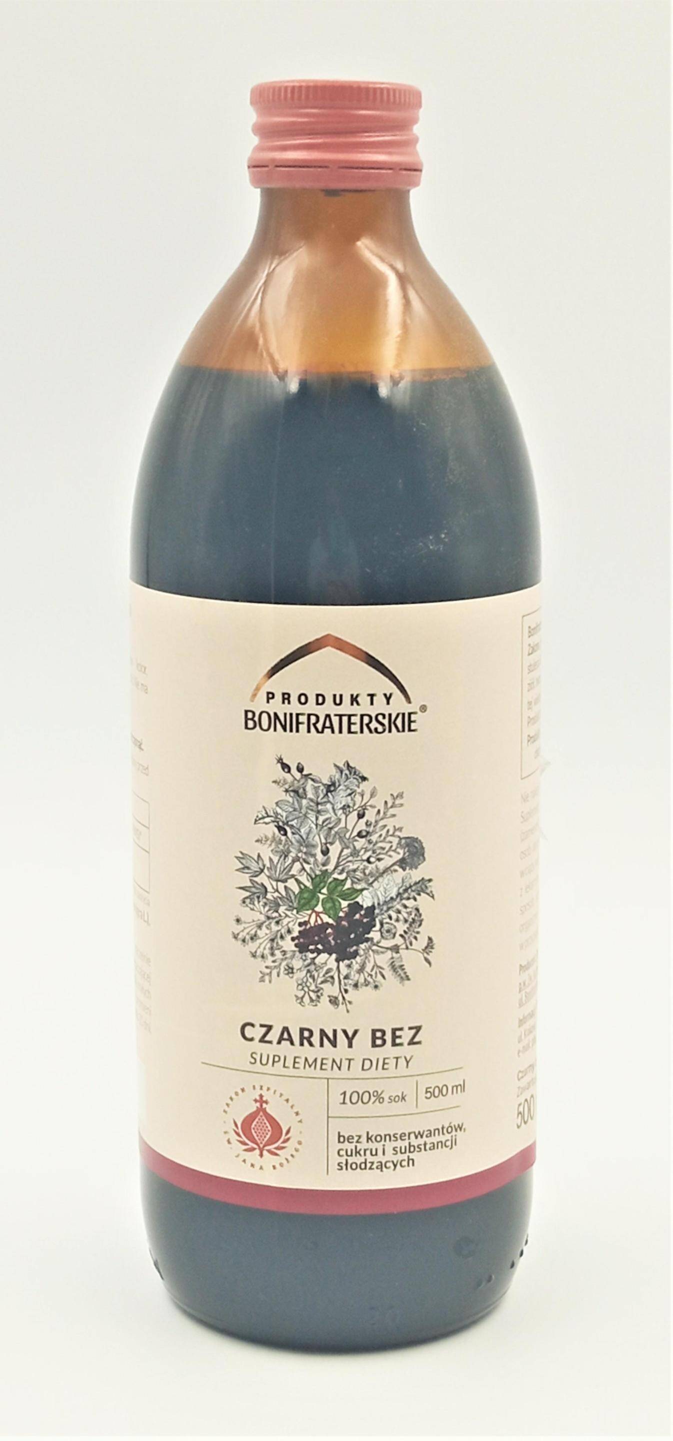 Czarny Bez 500ml - sok BF odporność