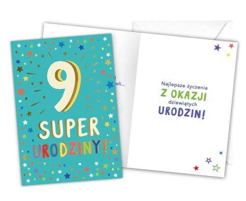 Karnet LKL-010 9 urodziny