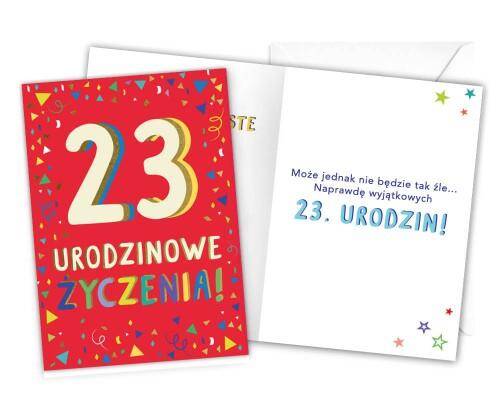 Karnet LKL-025 23 urodziny
