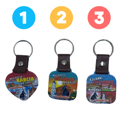 Brelok z Sandomierza dla babci/dziadka