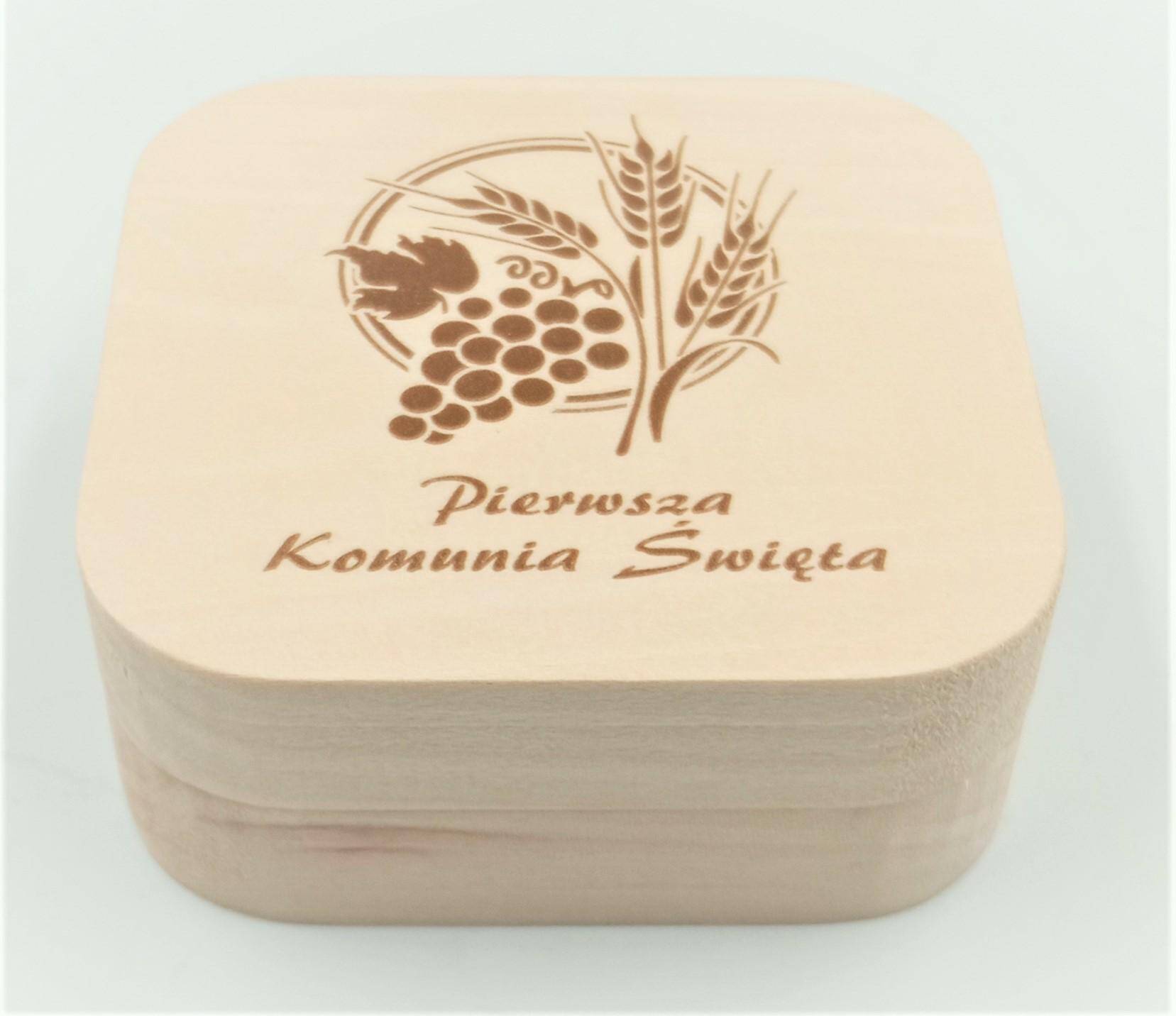 Pudełko magnetyczne na różaniec I Komunia Św.