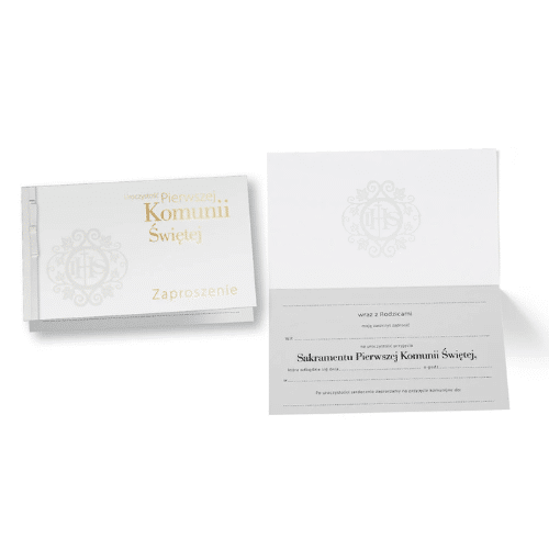 Zaproszenie Komunia PMZ-061 / 5 szt.