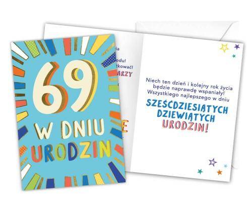 Karnet LKL-075 69 urodziny