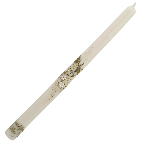 Świeca 1359 Chrzest biała
