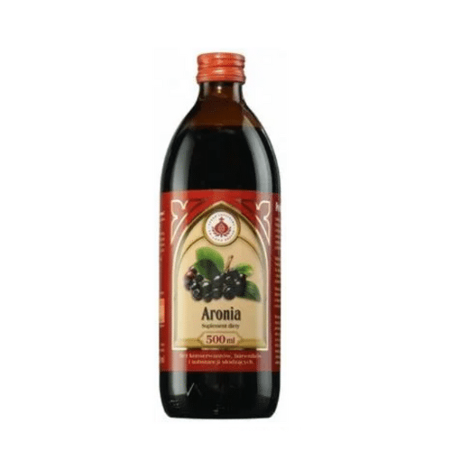 Aronia 500ml - Sok Bonifraterski - układ krążenia, odporność