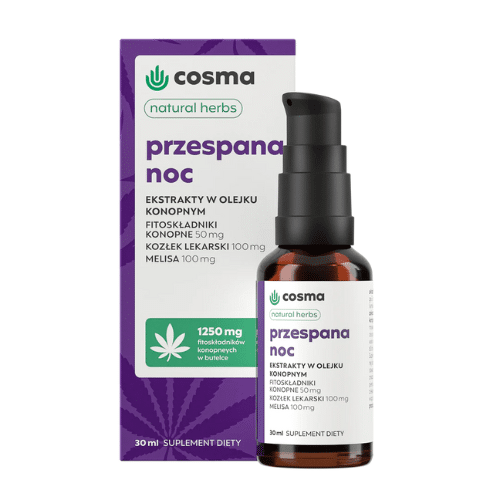 Cosma Cannabis Przespana Noc Natural Herbs 30ml
