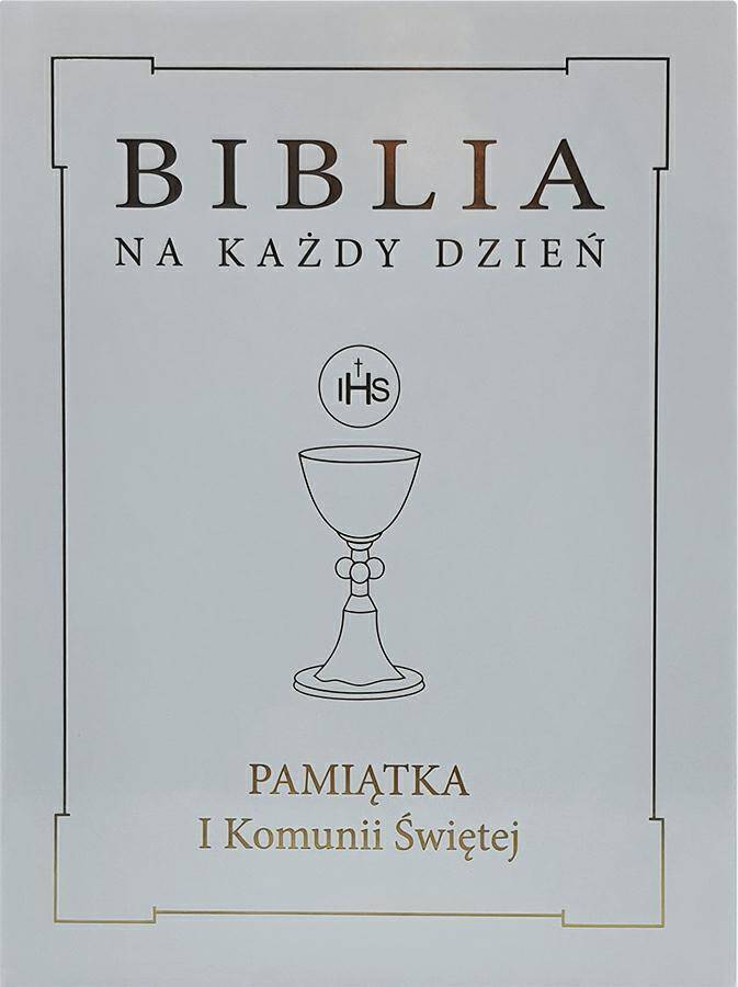 Biblia na każdy dz. Komunia Obw. złoto