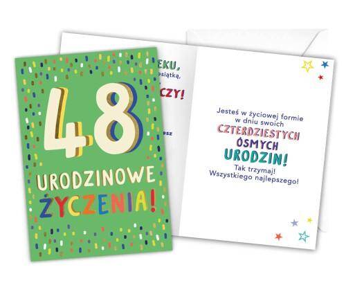 Karnet LKL-052 48 urodziny