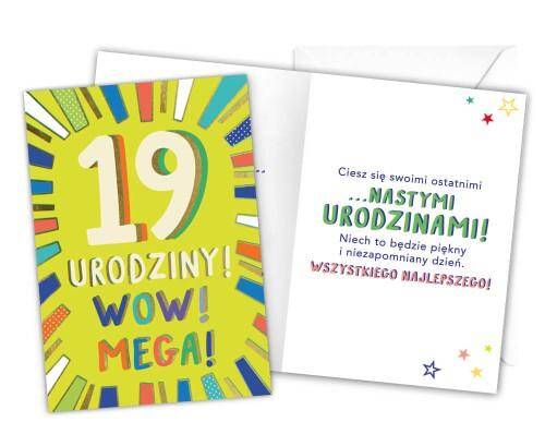 Karnet LKL-021 19 urodziny