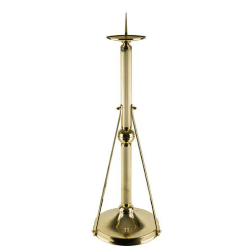 Lichtarz mosiężny trójnóg 90cm