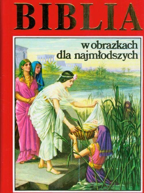 Biblia w obrazkach dla najmł.- czerwona