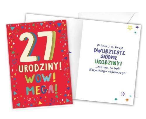 Karnet LKL-029 27 urodziny