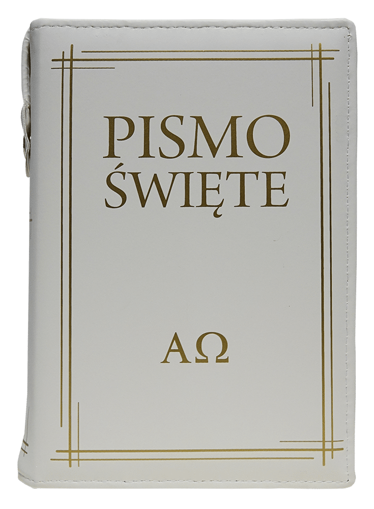 Pismo Święte WDS w etui - białe Ślub