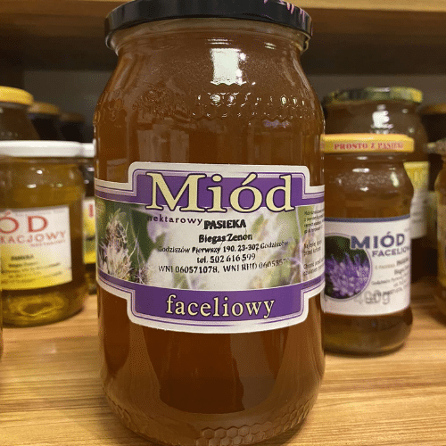 Miód faceliowy 1,25kg