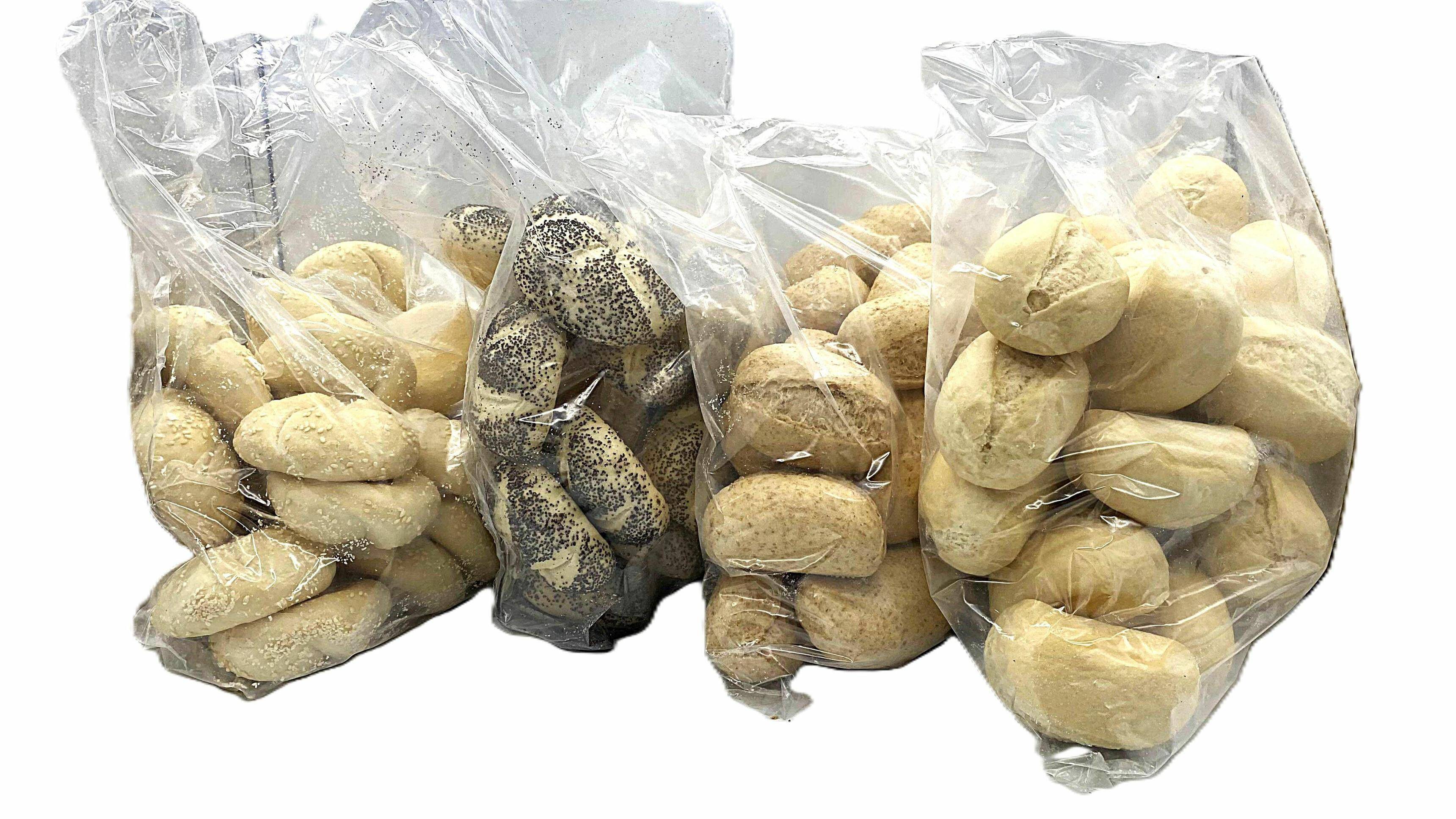Mix 4 bułeczek hotelowych 30g/35g (4x25szt/krt) mrożone