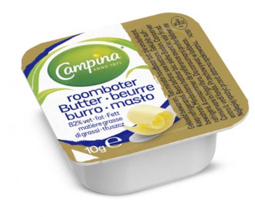 Debic Campina masło porcjowane 82% 200x10g (Zdjęcie 1)