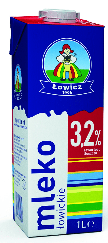Łowicz Mleko łowickie UHT 3,2% 1l.
