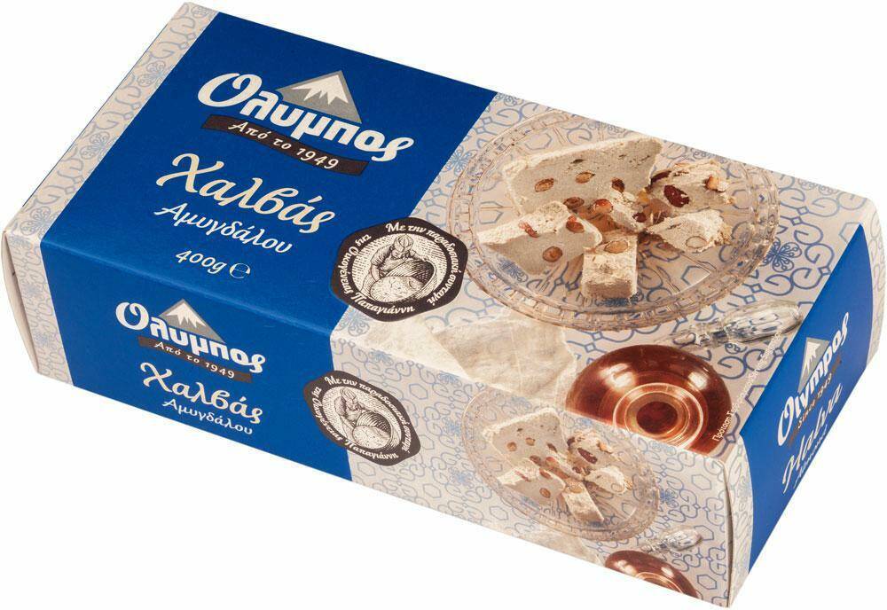 Chałwa waniliowa z migdałem 250g Olympos