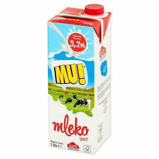 MU Mleko UHT 3,2 % 1l