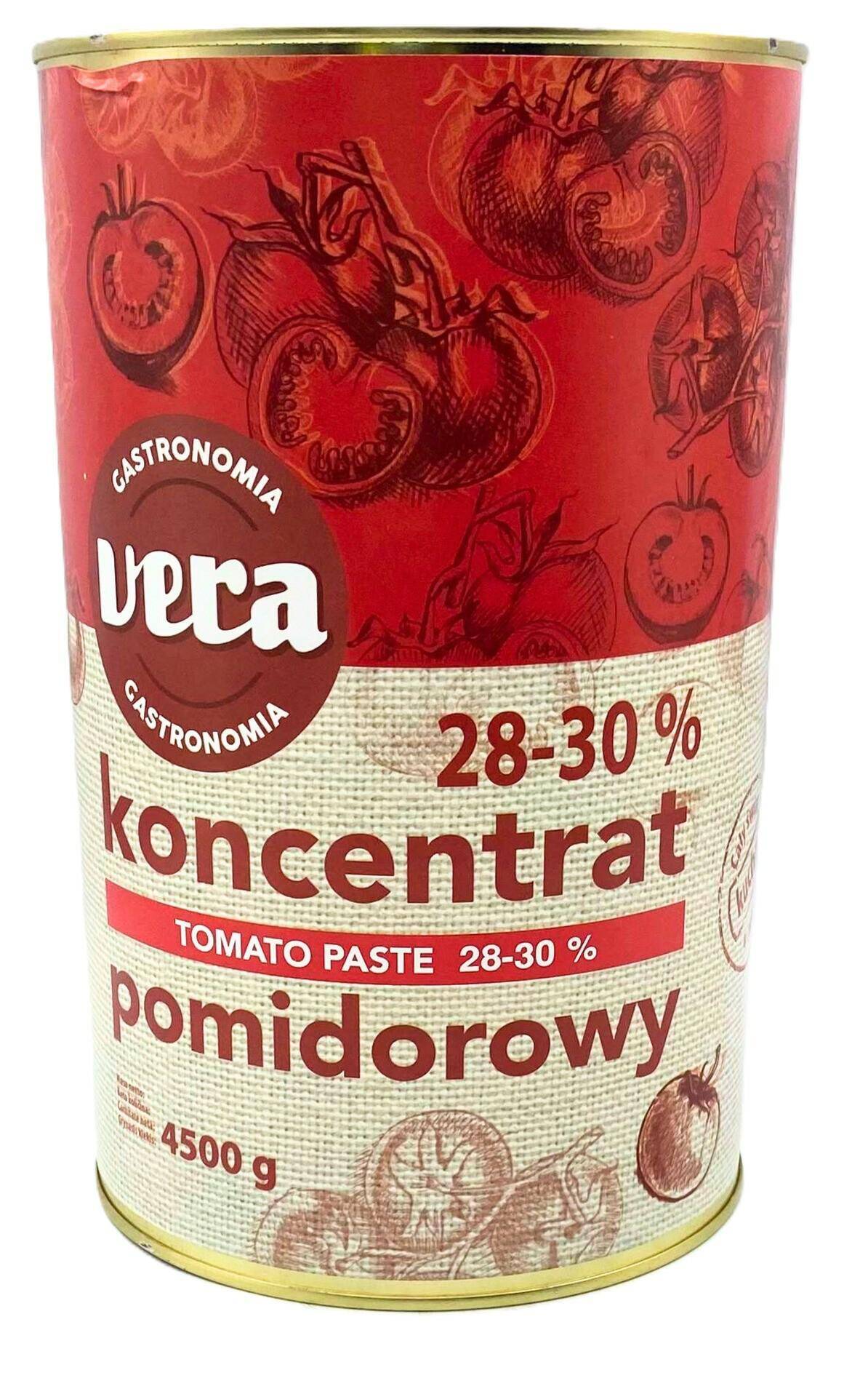 Koncentrat pomidorowy (28-30%) 4,5kg Vera