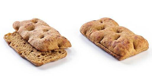 Chleb wielozbożowy płaski styl włoski