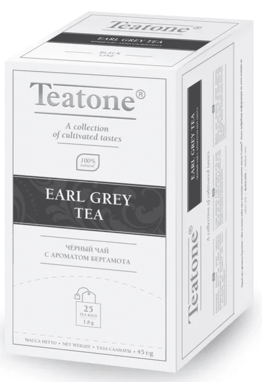Teatone Herbata czarna Earl Grey kop. 25x1,8g  136