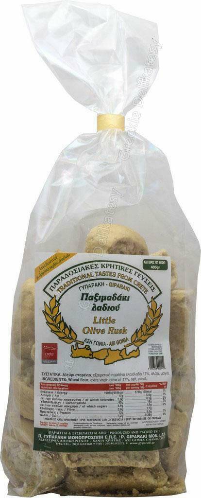 Sucharki greckie z oliwą 400 g Gyparaki