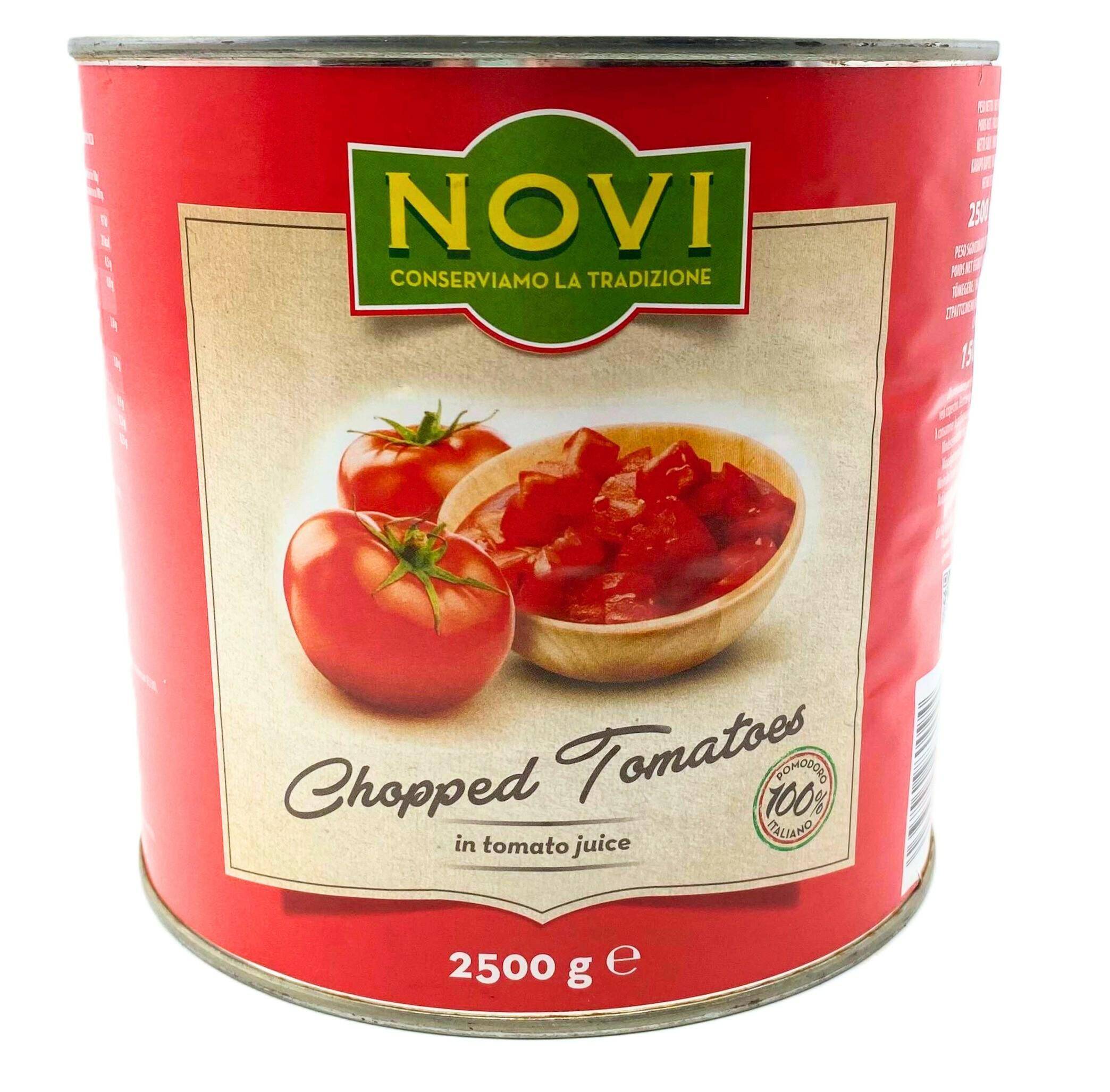 Pomidory krojone w soku 2,5kg Novi