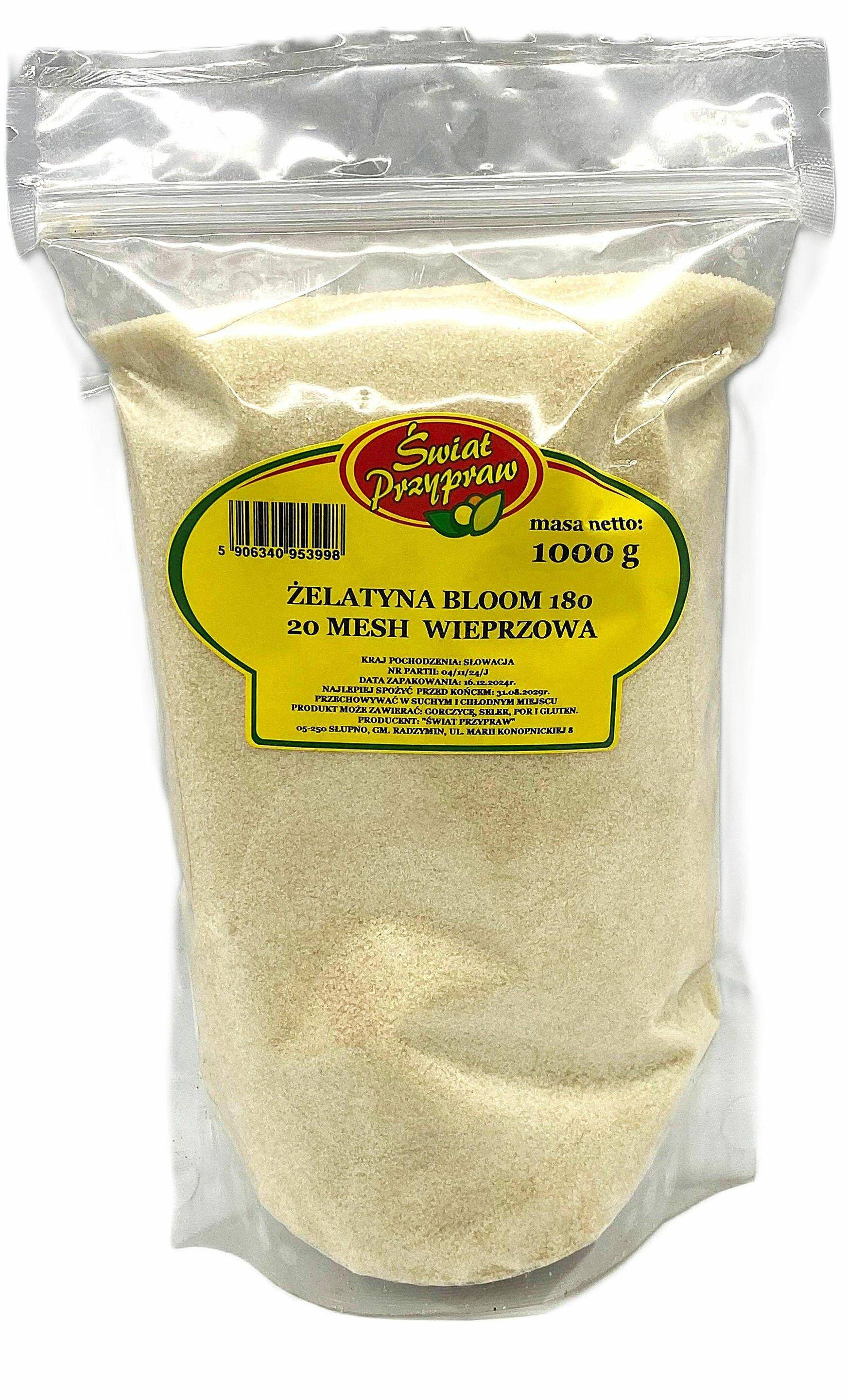 Żelatyna spożywcza 1000g Świat Przypraw