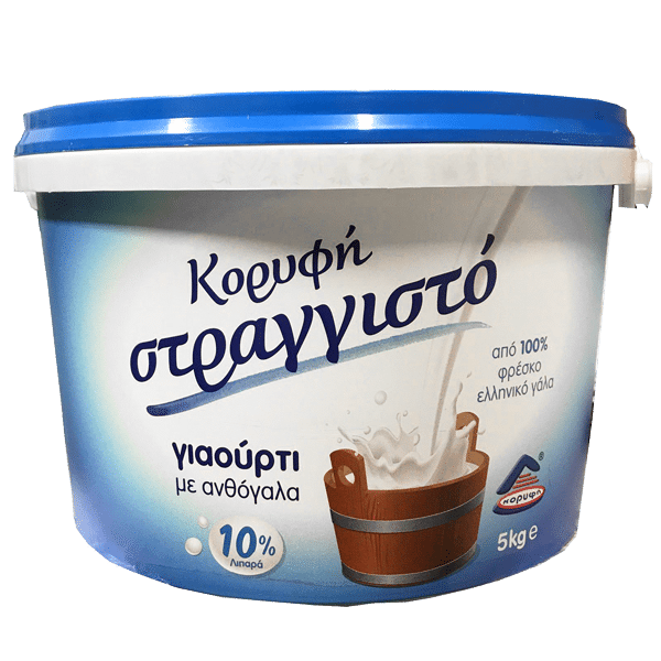 Jogurt grecki Straggisto 10% 5 kg Korifi (Zdjęcie 1)