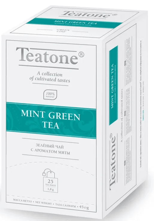 Teatone Herbata zielona z miętą kop. 25x1,8g 140