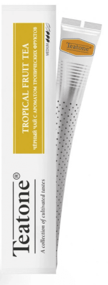 Teatone Herbata czarna owoce tropikalne stick100x1,8g1247