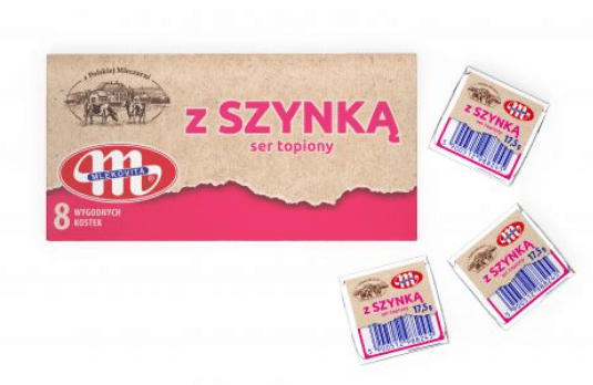 Mlekov. Ser topiony z szynką 8x17,5g