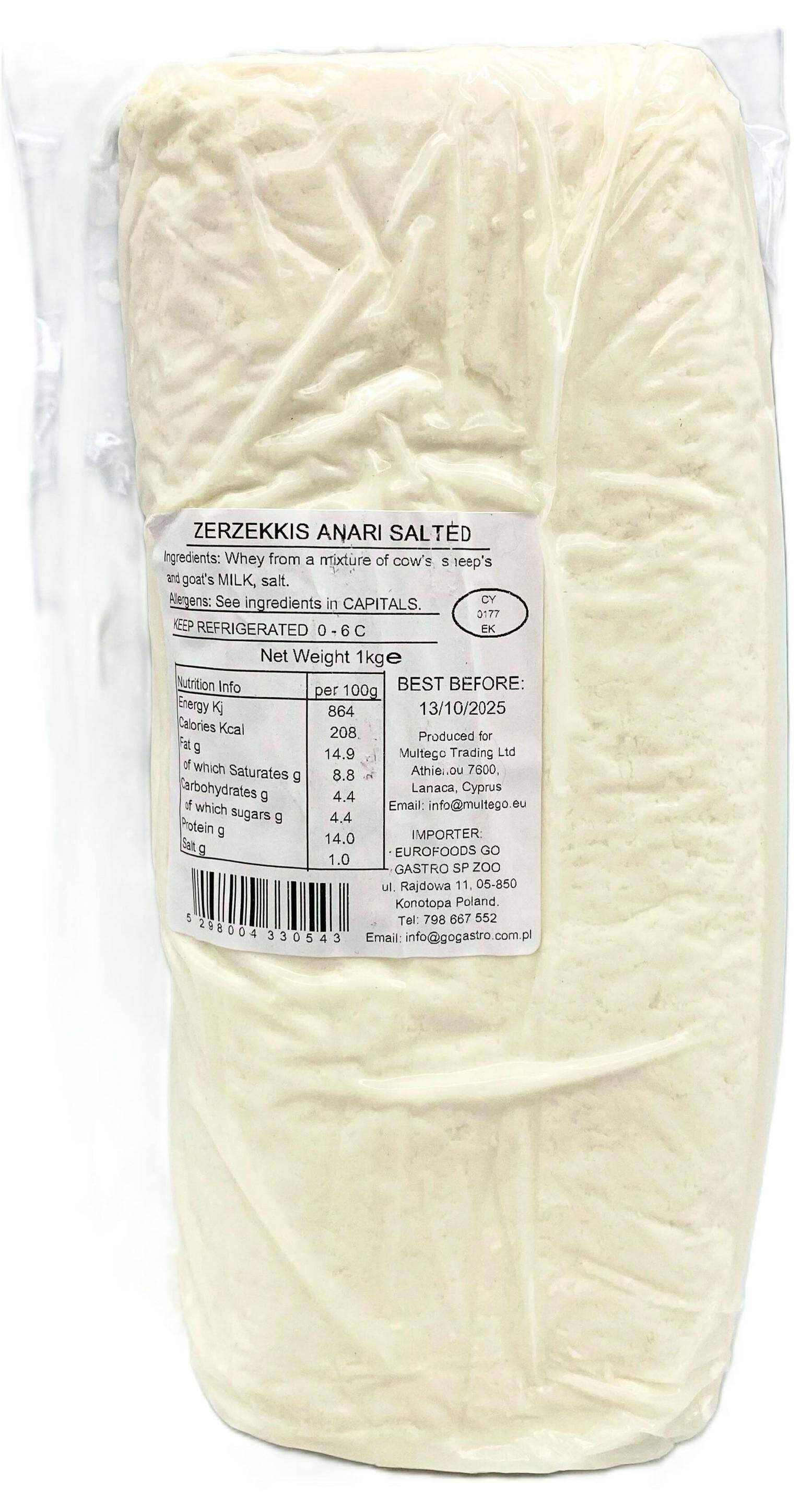 Ser Anari (Mizithra) solony 1kg