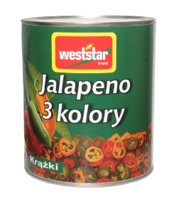 WR Papryka Jalapeno chili 3 kolory 3kg