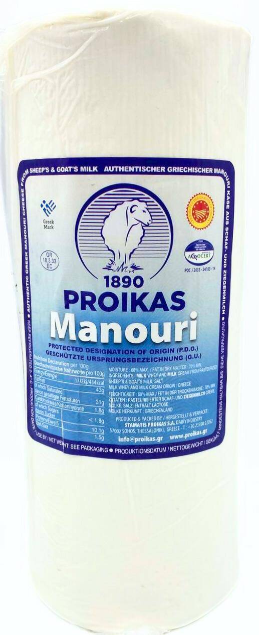 Ser Manouri kozio-owczy 2kg Proikas