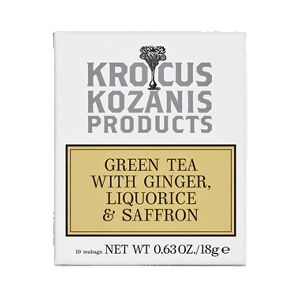 Krocus Kozani Herbata zioł.z imbir 10 tb