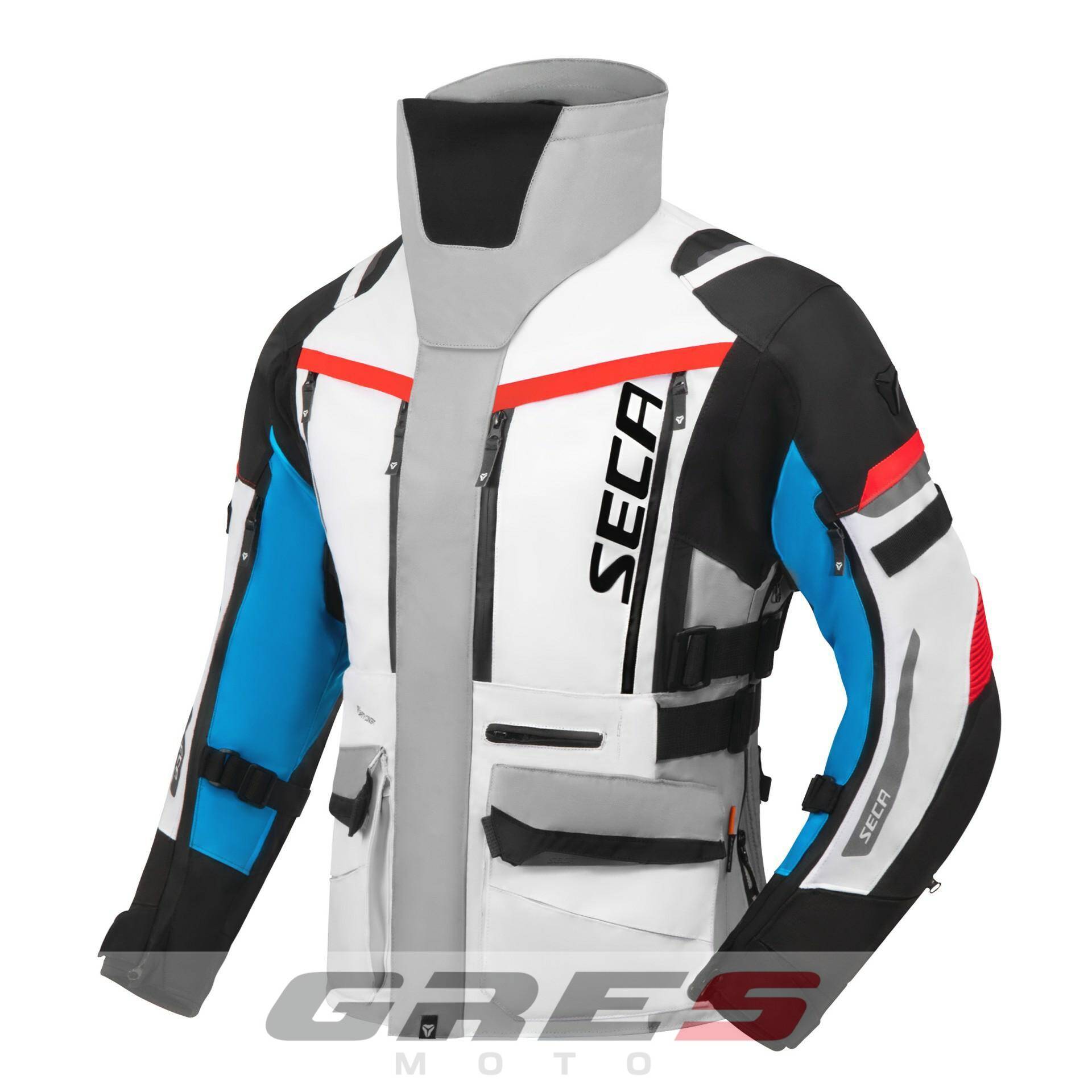 SECA KURTKA ARRAKIS 3 GREY/BLUE/RED 
