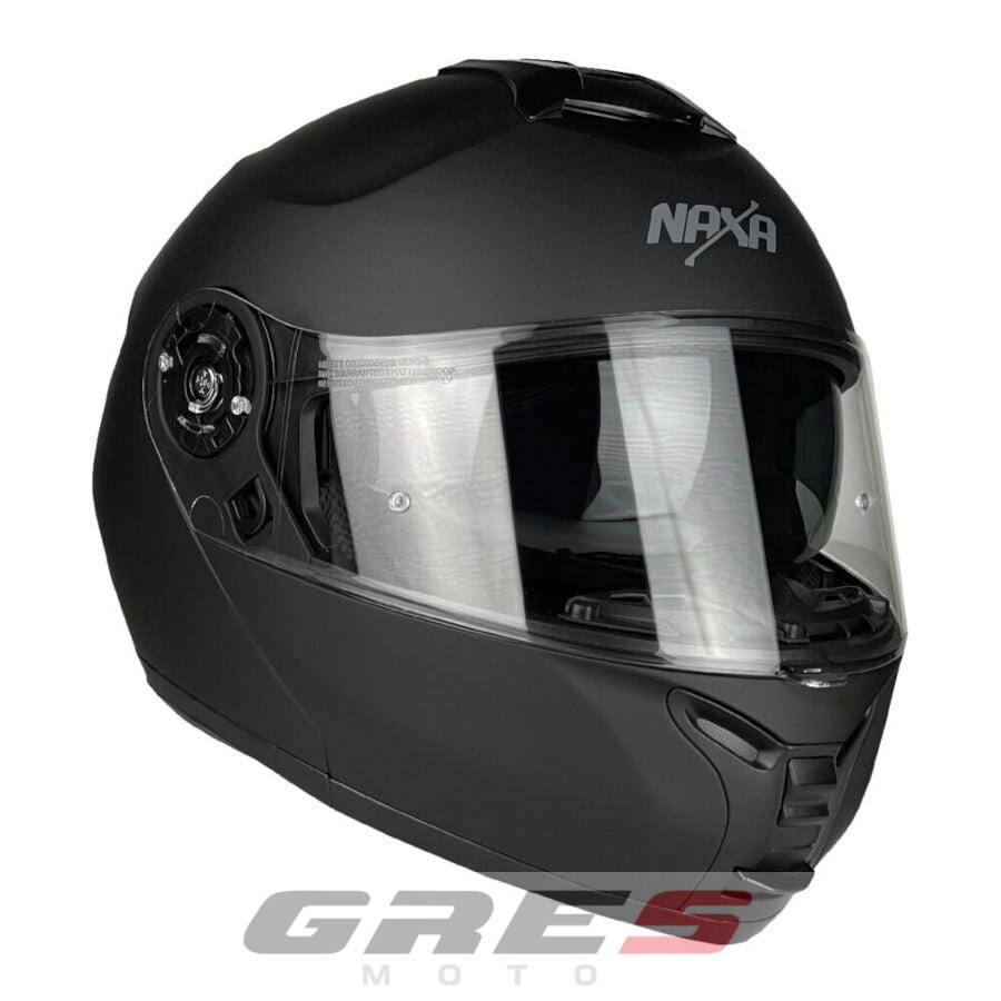 NAXA FO4 KASK SZCZĘKOWY BLACK MATT +