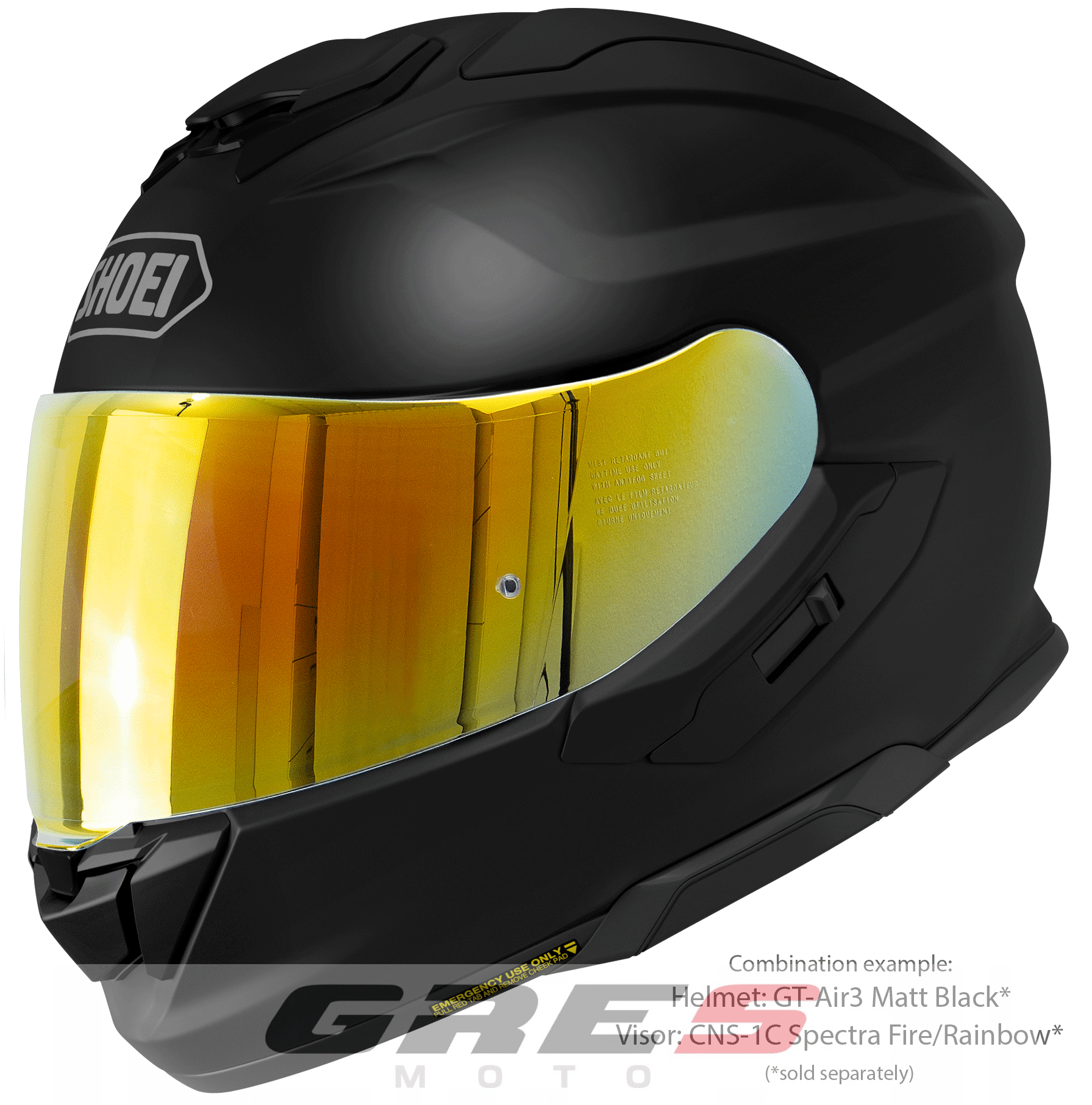 KASK GT-AIR 3 MATT BLACK SHOEI 