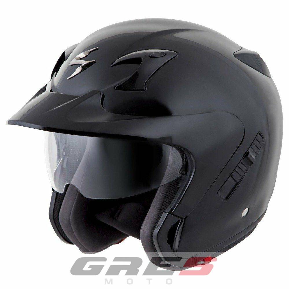 SCORPION EXO-220 KASK OTWARTY MATT BLACK