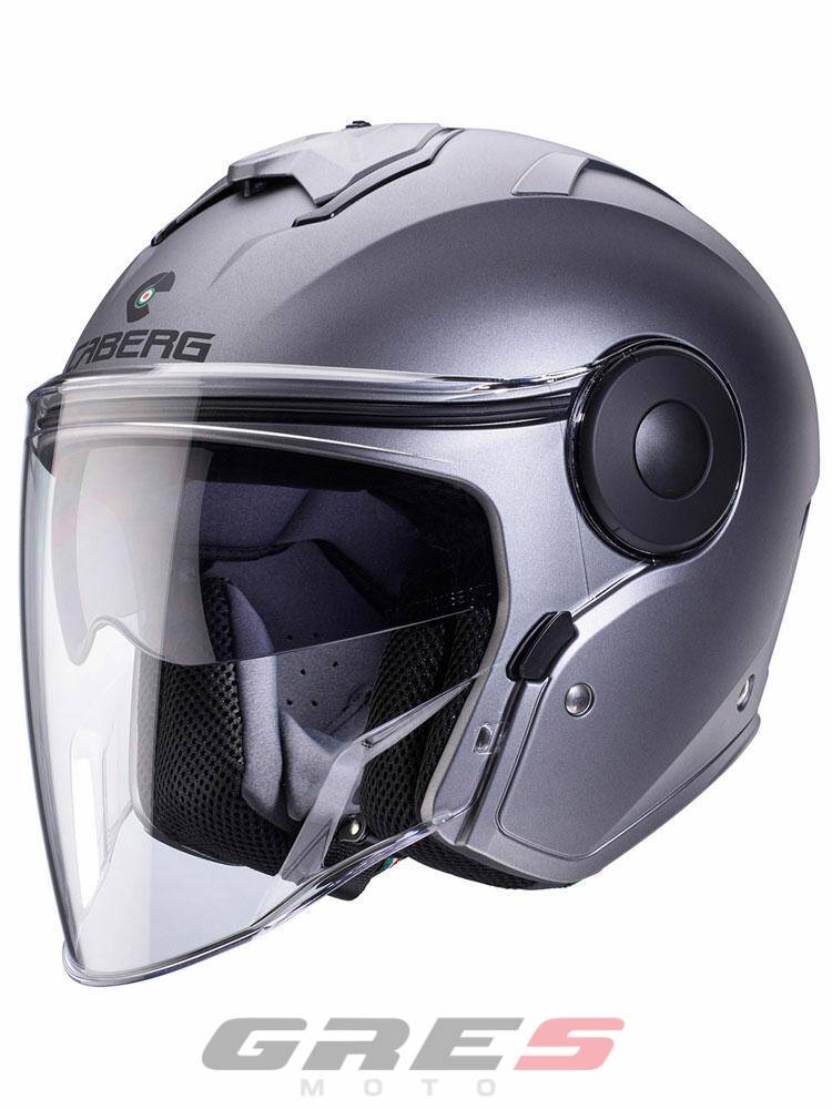 CABERG SOHO KASK OTWARTY MATT GUN METAL