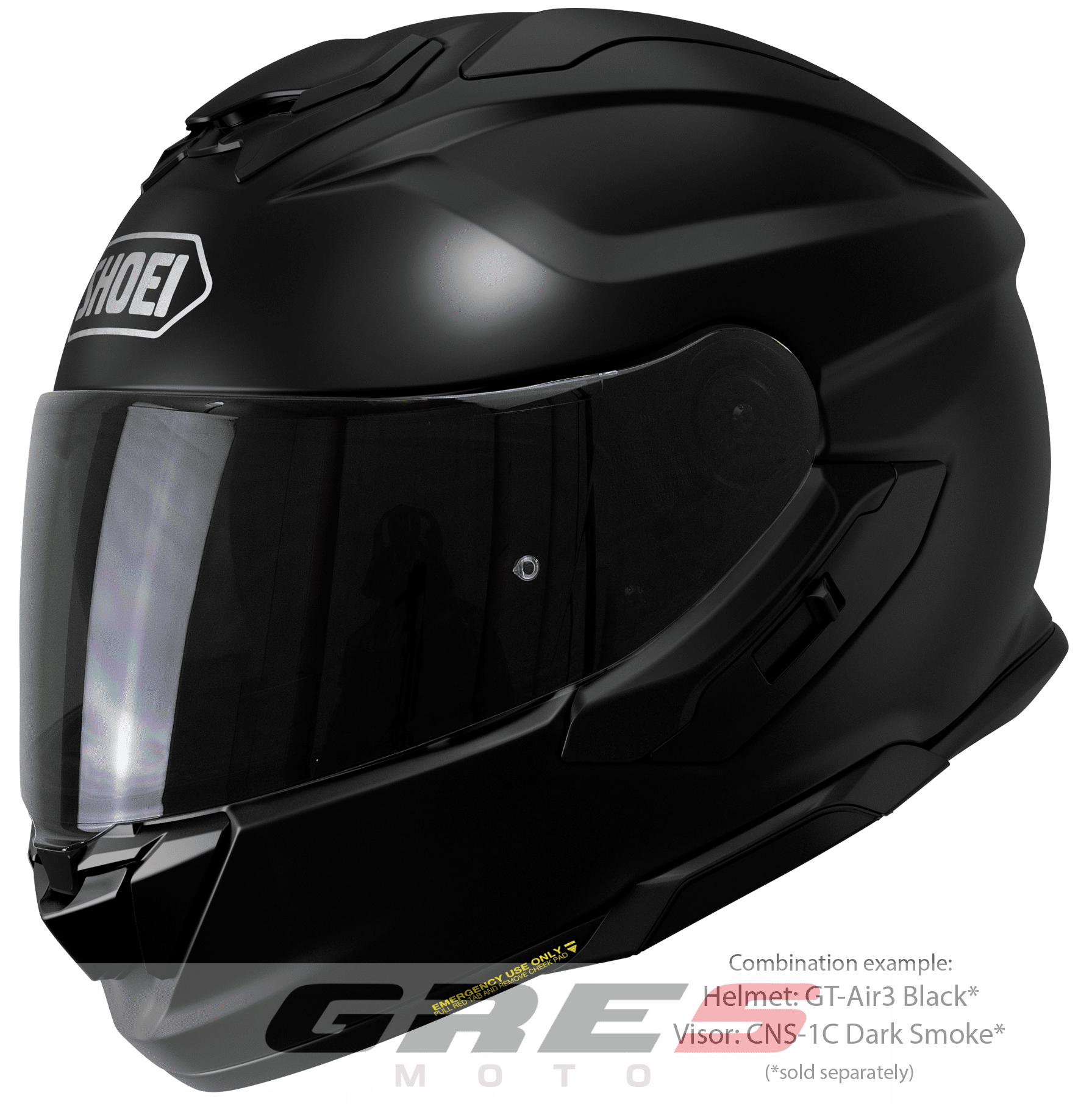 KASK GT-AIR 3 BLACK SHOEI 