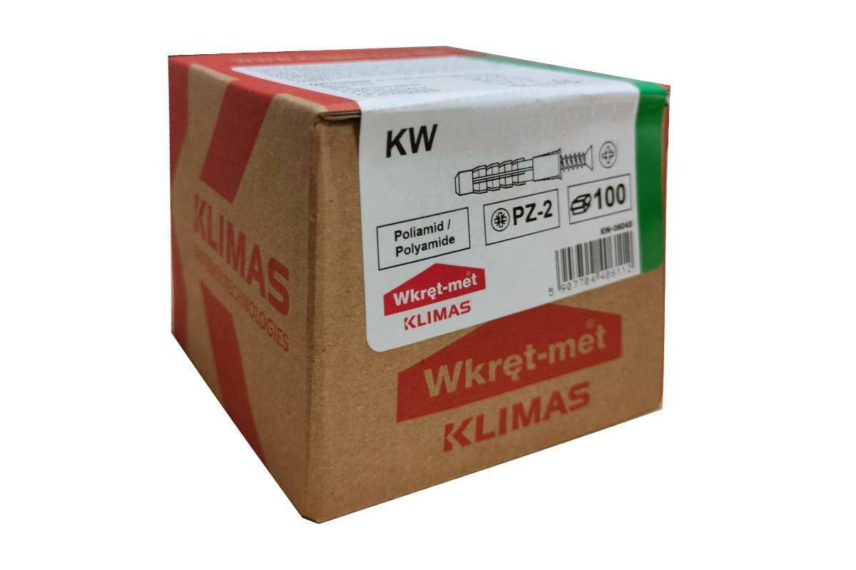 KW-10100 Kołki rozporowe uniwersalne 10x100 mm - opakowanie 100 szt (Zdjęcie 4)
