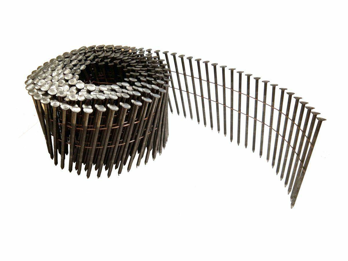 Gwoździe koletowane pierścieniowe 2,8x80 mm na drucie pod kątem 16st - opakowanie 4500szt (Zdjęcie 2)