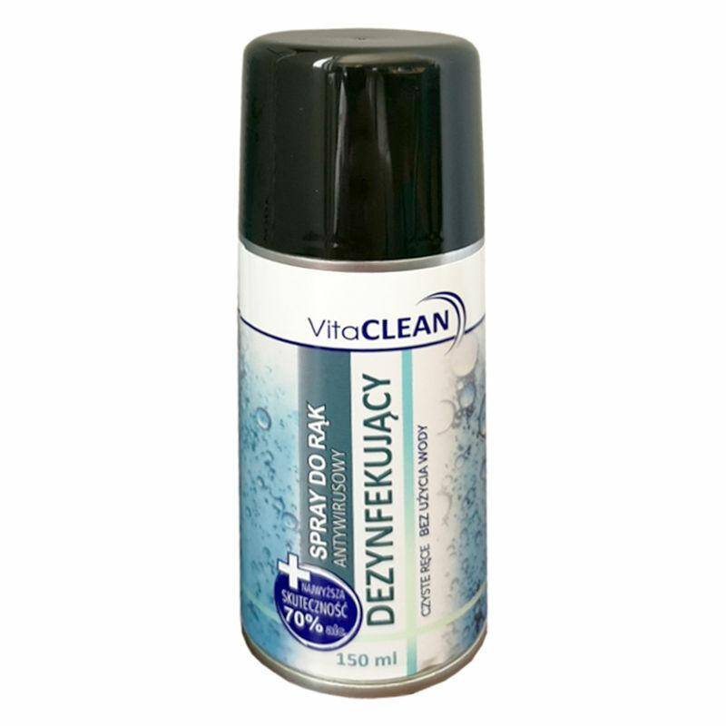 Płyn Vita CLEAN antywirusowy dezynfekujący spray do rąk - 150 ml (Zdjęcie 1)